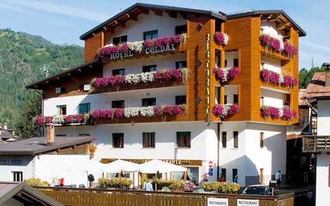 Hotel Coldai in Alleghe a 100 metri dalle piste